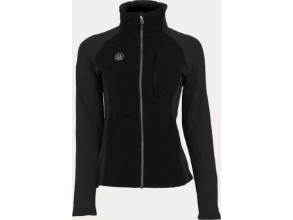 Mikina Merino Hybrid UHIP, dámska, jet black