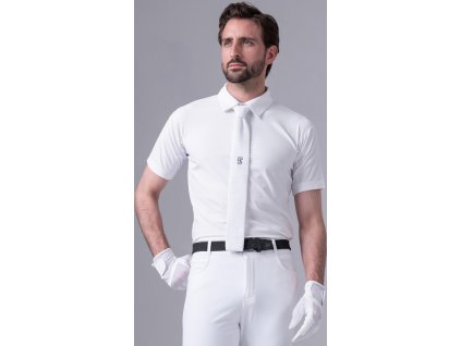 Kravata súťažná Fredrik PS of Sweden, biela