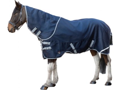 Deka výbehová Carina HKM, s krkom, 200 g, deep blue