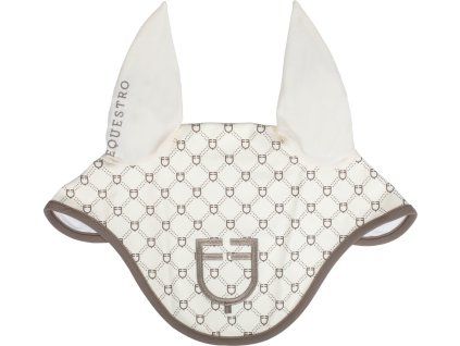 Ušaňa Monogram Print Equestro, antique white/walnut (Veľkosť FULL)