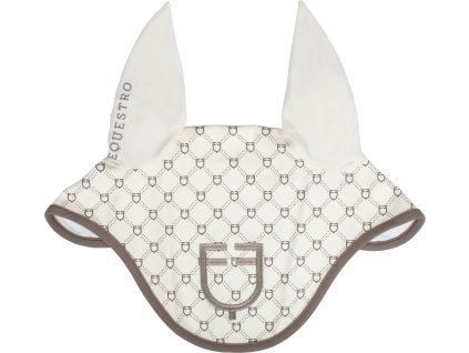 Ušaňa Monogram Print Equestro, antique white/walnut