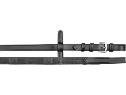 Oťaže gumové Waldhausen, protišmykové, 145 cm, čierne