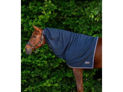 Krčný diel Economic Waldhausen, fleecový, night blue