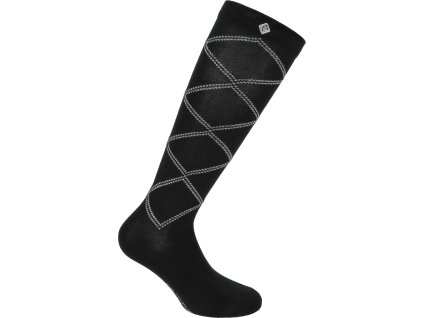 Podkolienky Sandra Equithème, pár, čierne