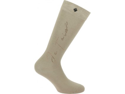 Podkolienky Cassis Je t'aime Equithème, pár, beige