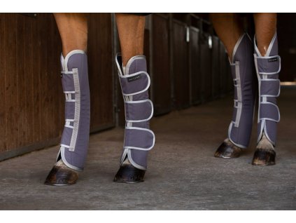 Chrániče prepravné Tyrex Equithème, 4 ks, taupe