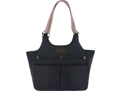 Kabelka na zips Aztec Equithème, navy blue