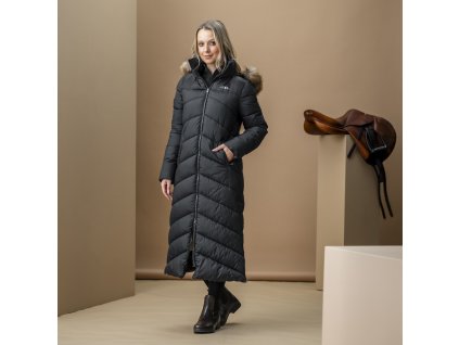 Kabát jazdecký Nivia AA, zimný, dámsky, core black