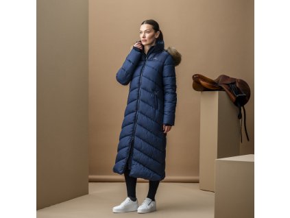 Kabát jazdecký Nivia AA, zimný, dámsky, core navy