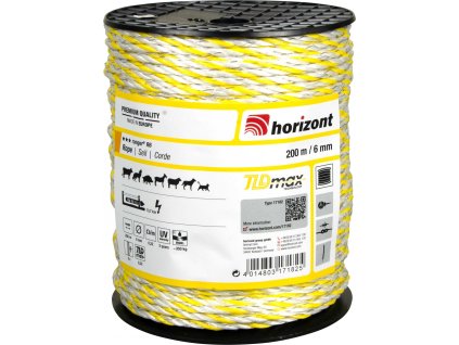 Lanko na elektrický ohradník Ranger R6 Horizont, 200 m, yellow/white