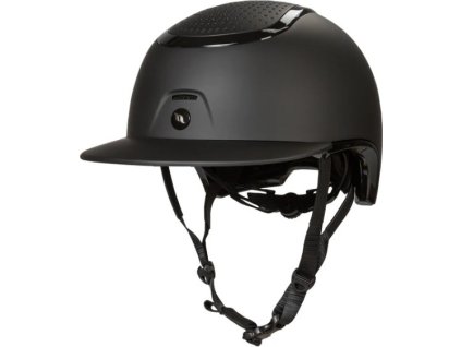 Prilba jazdecká Strixx Sunvisor M/G Back on Track, čierna