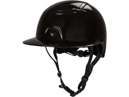 Prilba jazdecká Strixx Sunvisor G/G Back on Track, čierna