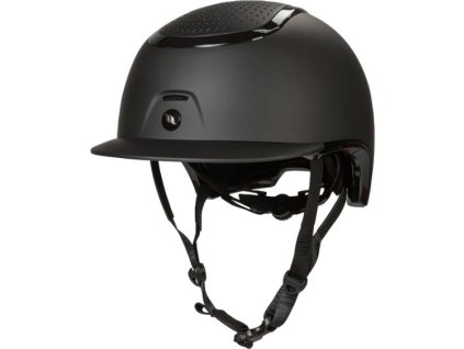 Prilba jazdecká Strixx M/G Back on Track, čierna