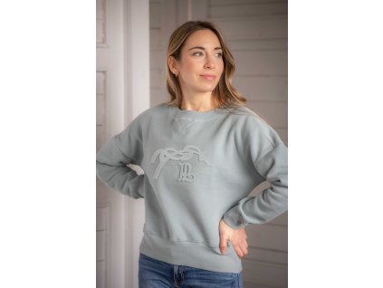 Mikina Bianca Penelope, dámská, sage green