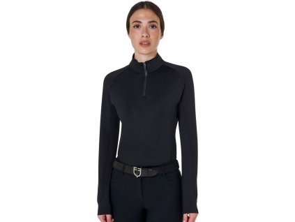 Tričko multifunkčné Base Layer Equestro, dámske, čierne