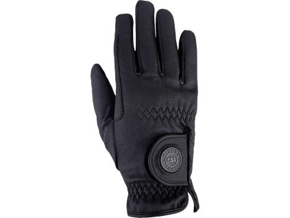 Rukavice jazdecké Georgia Ice RSL, zimné, čierne