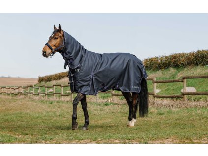 Deka výbehová Anatomic Combo Equithème, s krkom, 50 g, navy blue