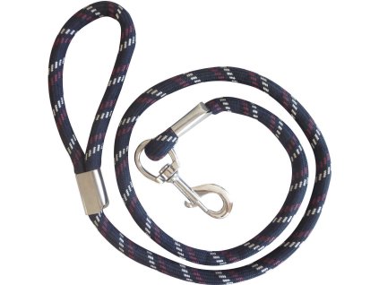 Vodítko pre psov Diego & Louna, 150 cm, navy/burgundy/white