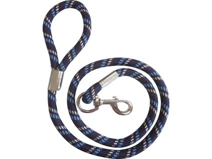 Vodítko pre psov Diego & Louna, 150 cm, navy/light blue/white