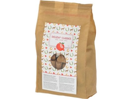 Pamlsky pre kone Delizia, 1 kg, jablkové