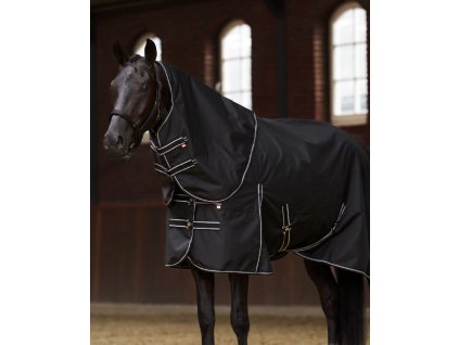 Deka výbehová Basic Imperial Riding, s krkom, 200 g, čierna
