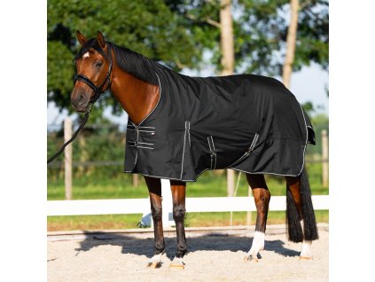 Deka výbehová Basic Imperial Riding, s vyšším krkom, 200 g, čierna