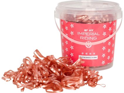 Gumičky do hrivy Profi-Box Imperial Riding, 150 g, rosegold