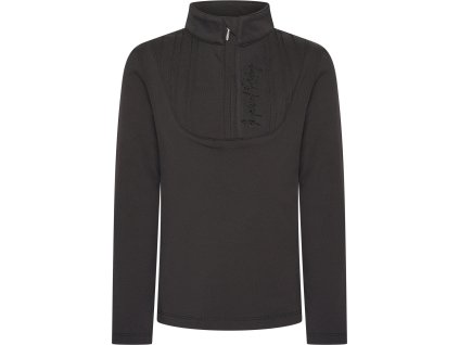 Tričko Alinda Imperial Riding, detské, čierne