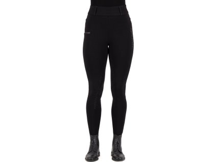 Legíny jazdecké Comfi Sparks Imperial Riding, s gripom, zimné, dámske, čierne