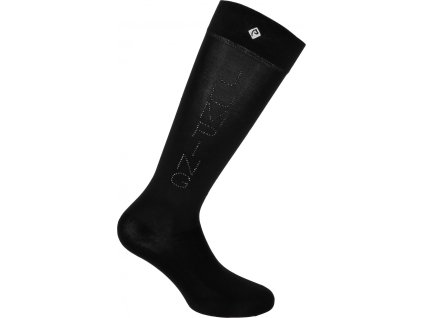 Podkolienky Jeanne jumping Equithème, pár, čierne