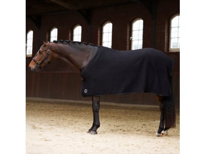 Deka odpocovacia Fundamental Basic Imperial Riding, čierna