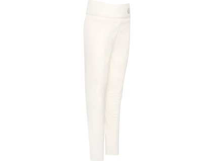 Legíny jazdecké Tessy Imperial Riding, s gripom, zimné, detské, biele