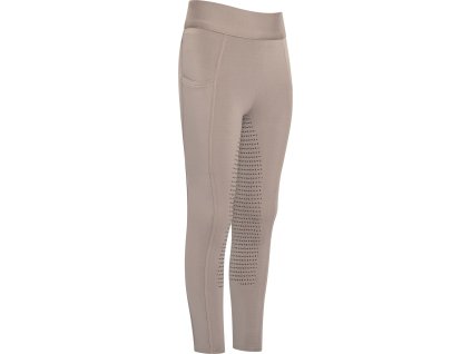 Legíny jazdecké Tessy Imperial Riding, s gripom, detské, charcoal