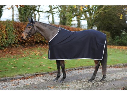 Deka odpocovacia Emerald Bucas, vlnená, navy