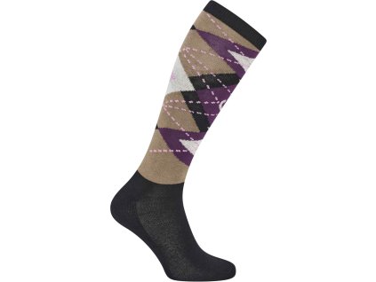 Podkolienky Classic Twist Imperial Riding, pár, cappuccino