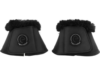 Zvony Snuggy Je t'aime Equithème, s barančekom, pár, čierne