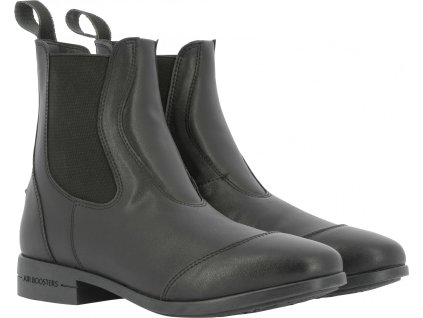 Perka kožené Zurich Equithème, pre dospelých, čierne