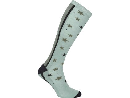 Podkolienky Stars & Shine Imperial Riding, pár, sage green