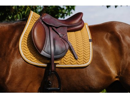 Dečka podsedlová Softypop Equithème, všestranná, mustard
