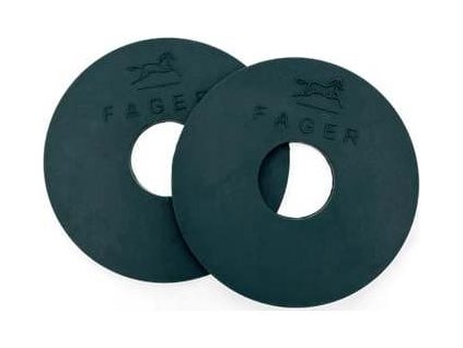 Kroužky na udidlo Fager, pár, dark olive