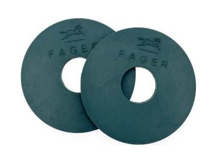 Krúžky na zubadlo Fager, pár, light olive