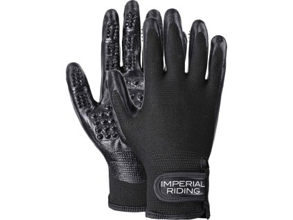 Rukavice na čistenie Deep Clean Imperial Riding, čierne