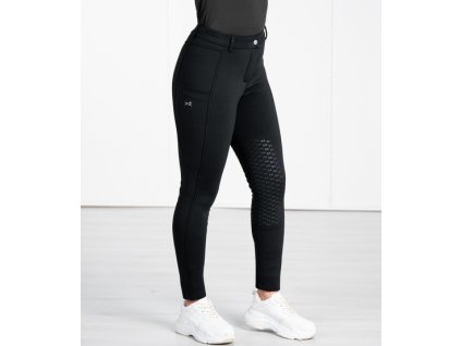 Rajtky jazdecké North Fager, s gripom, zimné, dámske, čierne