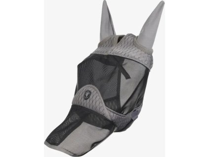 Maska proti hmyzu Gladiator LeMieux, s ochranou uší a nozdier, grey