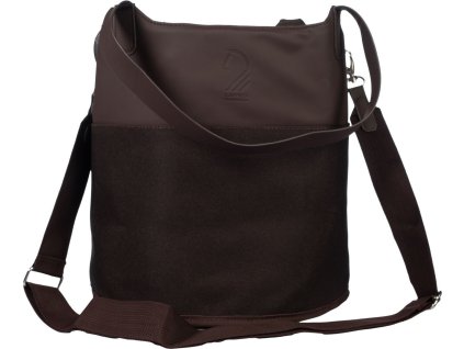 Taška na čistenie Arezzo Lauria Garrelli, tmavohnedá