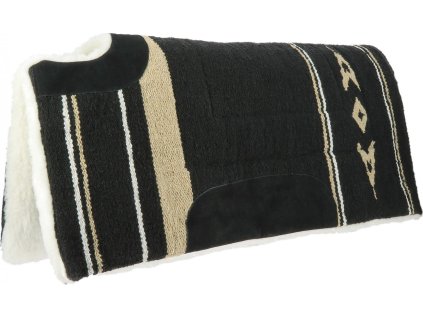 Dečka podsedlová Navajo Westride, westernová, s vykrojením pre kohútik, čierna