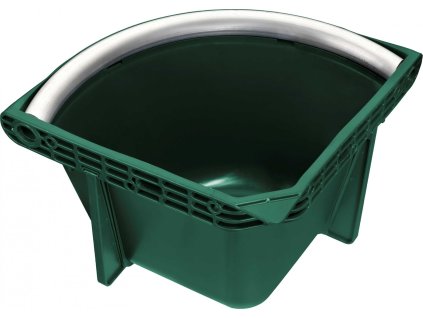 Žľab rohový, 16 l, green