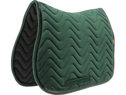 Dečka podsedlová Glossy Equithème, všestranná, dark green