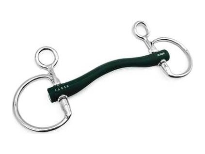 Udidlo Baucher nelomené Hard Rubber Andrea Fager