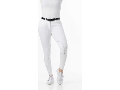 Rajtky Alexandrie Riding World, s kolenními záplatami, dámské, bílé